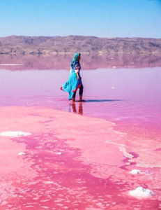 Maharloo Lake Shiraz Iran